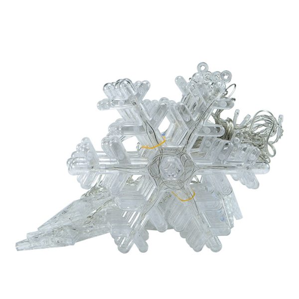 Manufacturer Wholesale 2022 New Led Light String Snowflake Curtain Light Christmas Day Light Wedding Room Decoration Color Light - 图片 5