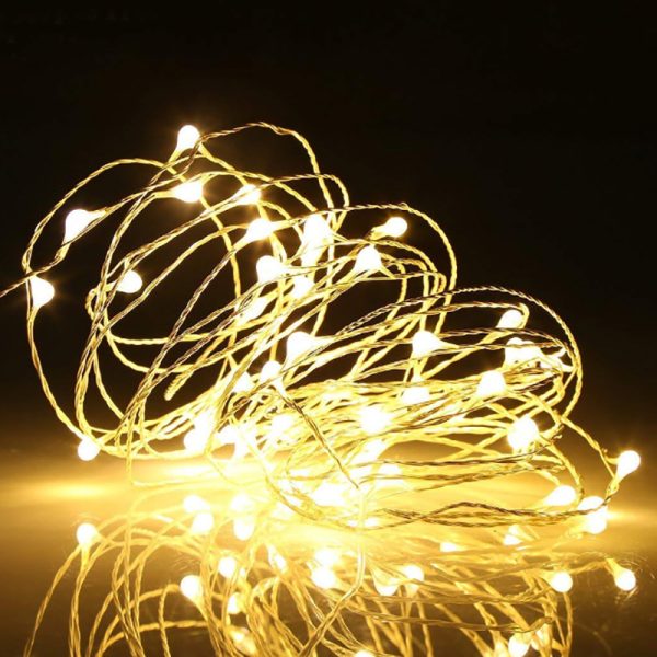 Led Battery Box Copper Wire/Silver Wire String Lights Full Of Stars Fairy Holiday Lights Christmas Decoration Light String Waterproof - 图片 2