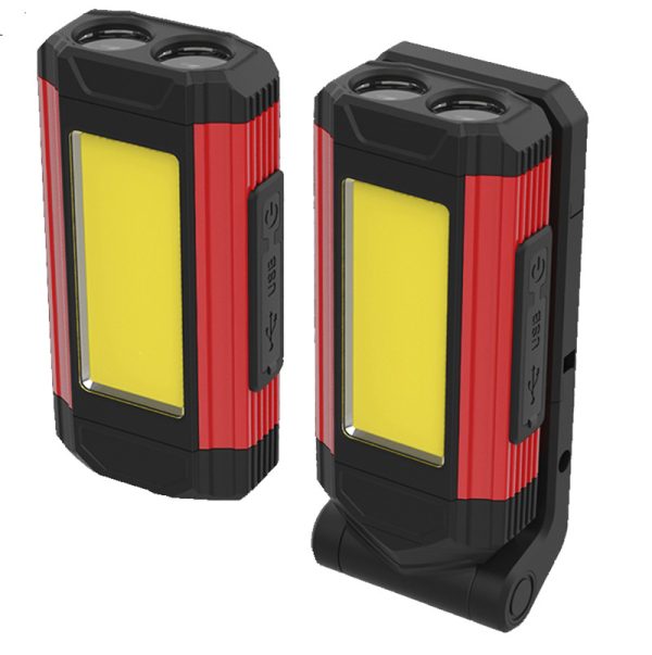 New Cob Work Light Multi-Function Usb Power Bank Emergency Vehicle Maintenance Strong Magnetic Foldable Strong Light Lighting - 图片 5