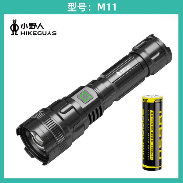 New Hot-Selling Usb Charging Round Laser Bright Light Aluminum Alloy P50 Flashlight Telescopic Mini Zoom Long-Range Outdoor - 图片 6