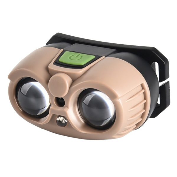 Intelligent Sensing Usb Charging Induction Headlight Led Night Fishing Portable Bright Light Night Running Small Headlight Outdoor Headlight - 图片 5