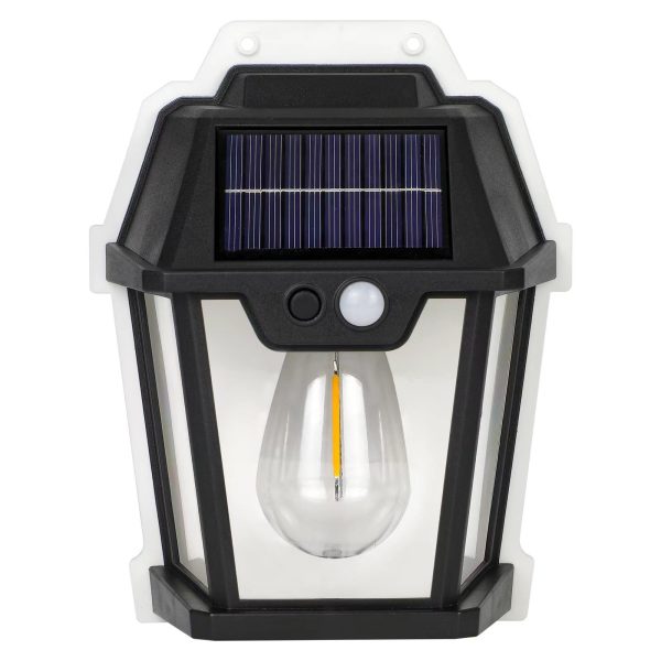 Outdoor Solar Small House Light Induction Tungsten Wire Warm Light Wall Light Courtyard Villa Garden Waterproof House Wall Light - 图片 8