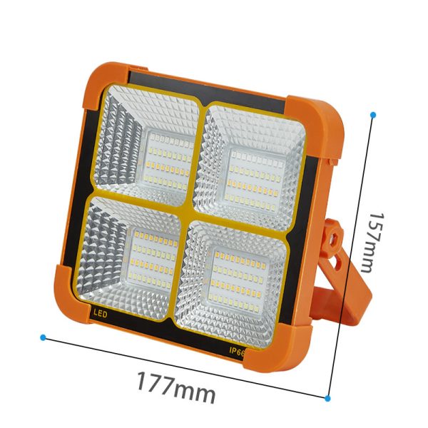 Solar Portable Lamp Charging Projector Light Courtyard Outdoor Camping Light Portable High Power Ultra Bright Emergency Lighting - 图片 9