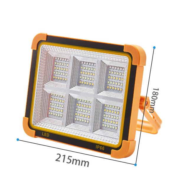 Solar Portable Lamp Charging Projector Light Courtyard Outdoor Camping Light Portable High Power Ultra Bright Emergency Lighting - 图片 30
