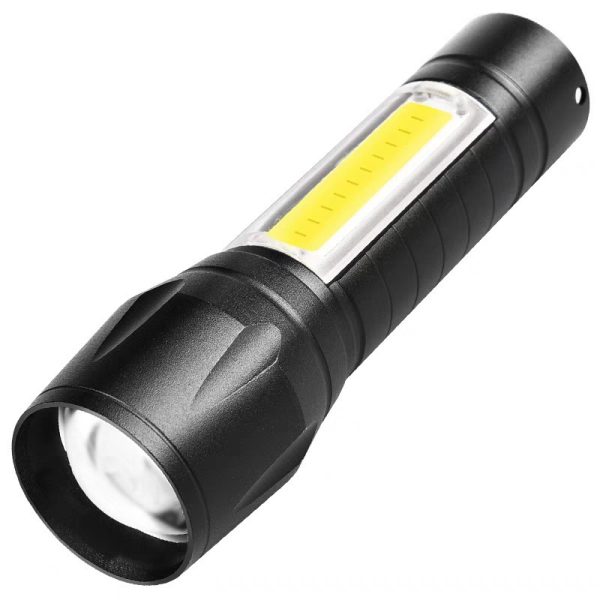 Cross-Border Ultra-Strong Light Long-Range Charging Flashlight Outdoor Patrol Focus Zoom Aurora Cannon Large Flood Laser Cannon Light - 图片 9