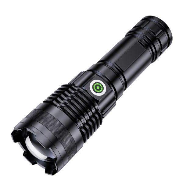 Cross-Border New P50 Strong Light Long-Range Flashlight Aluminum Alloy Telescopic Zoom Usb Charging Outdoor Lighting Flashlight - 图片 11