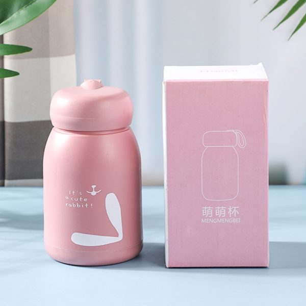 Mengmeng Rabbit Water Cup Double-Layer Household Plastic Glass Cup Floor Opening Event Gift Cup Office Advertising Glass Cup - 图片 2