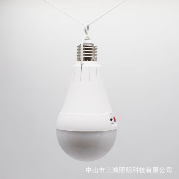 Three-Speed Adjustable Emergency Light E27 Screw Port Power Outage Led Ball Bubble Usb Charging Camping Emergency Night Market Light Bulb - 图片 2