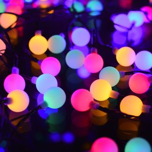 Led Colored Lights, Small Ball Lights, Strings, Stars Lights, Flash Lights, Room Wedding Christmas Day Outdoor Camping Atmosphere Lights