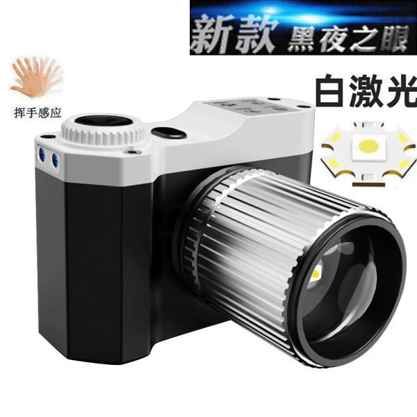 Cross-Border Intelligent Induction Headlight Head Mounted P50 Strong Basal Headlight Mine Lamp Outdoor Work Lamp Led Electric Display Fishing Lamp - 图片 13