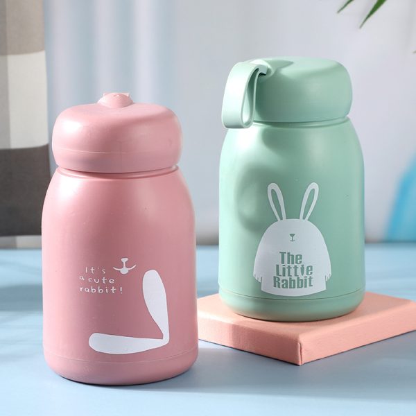 Mengmeng Rabbit Water Cup Double-Layer Household Plastic Glass Cup Floor Opening Event Gift Cup Office Advertising Glass Cup - 图片 4