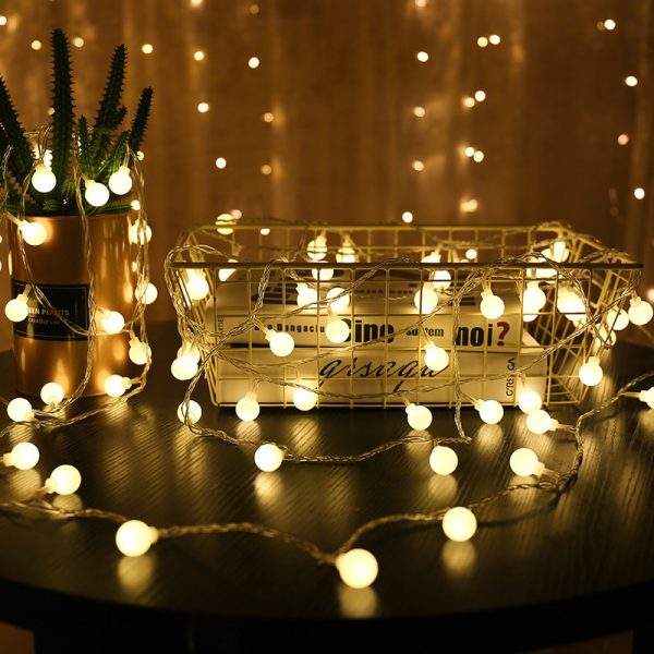 Led Colored Lights, Small Ball Lights, Strings, Stars Lights, Flash Lights, Room Wedding Christmas Day Outdoor Camping Atmosphere Lights - 图片 2