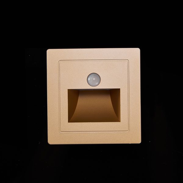 Infrared Human Body Sensing Foot Light Switch Wall Foot Light Step Light Recessed Corridor Stair Led Light - 图片 7