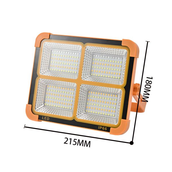 Solar Portable Lamp Charging Projector Light Courtyard Outdoor Camping Light Portable High Power Ultra Bright Emergency Lighting - 图片 28