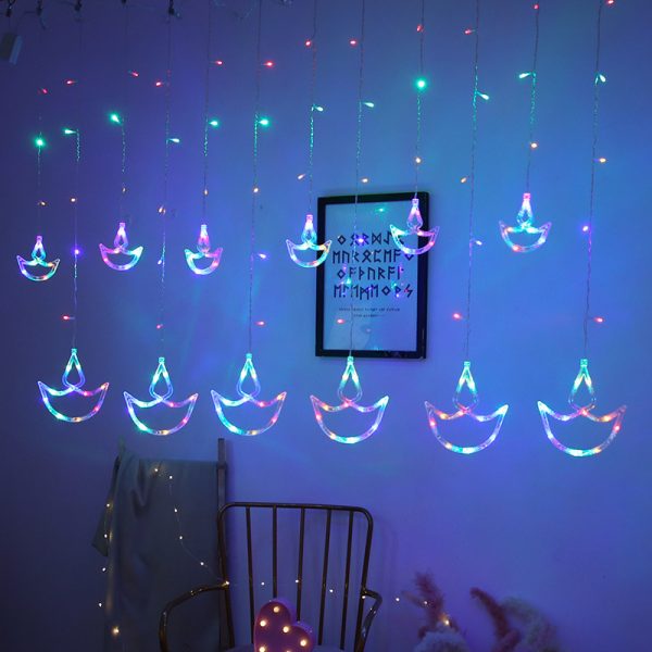 Manufacturer Wholesale Led Colorful Lights Indian Diwali Decorative Lights Ten Thousand Lights Festival Curtain Lights Diwali Festival Lights Strings - 图片 3
