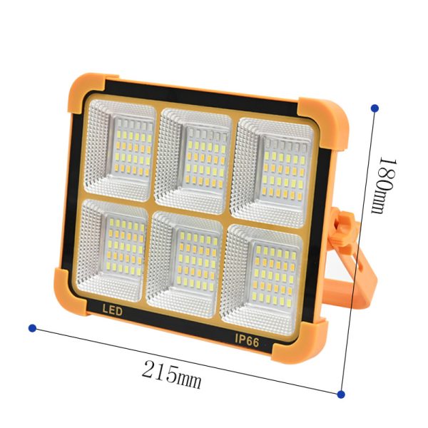 Solar Portable Lamp Charging Projector Light Courtyard Outdoor Camping Light Portable High Power Ultra Bright Emergency Lighting - 图片 11