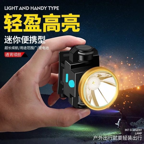 Led Headlights Super Bright And Bright Outdoor Head-Mounted Fishing Lamp Rechargeable Night Fishing Lamp Household Mini Flashlight - 图片 2