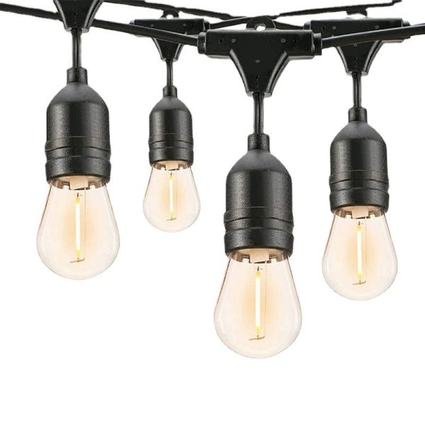 Outdoor Waterproof S14 Light String Hanging Garden Light Running Lantern Festival Lighting Atmosphere Decorative Light Solar Light String - 图片 4