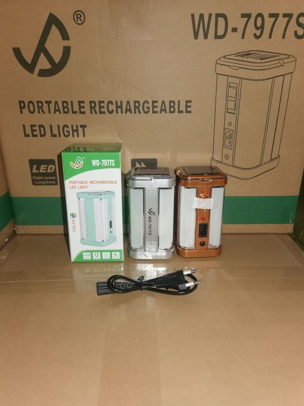 Solar Portable Rechargeable 4-Sided Glow Camping Light 8002S No Dead Corner Photo Emergency Light 7977S - 图片 6