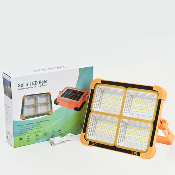 Solar Portable Lamp Charging Projector Light Courtyard Outdoor Camping Light Portable High Power Ultra Bright Emergency Lighting - 图片 3