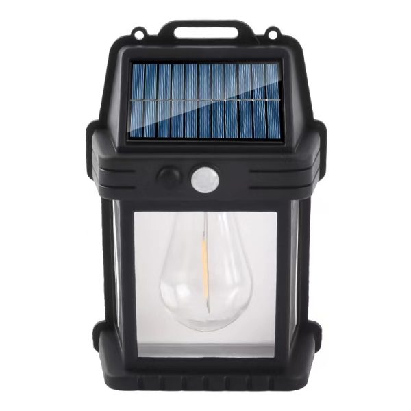 Outdoor Solar Small House Light Induction Tungsten Wire Warm Light Wall Light Courtyard Villa Garden Waterproof House Wall Light - 图片 11