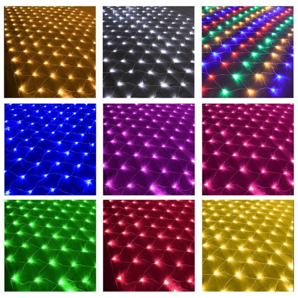 Manufacturer Wholesale Plug-In Lights String Color Lights Net Lights Led Fishing Net Lights Outdoor Waterproof Garden Stars Christmas Lights - 图片 3