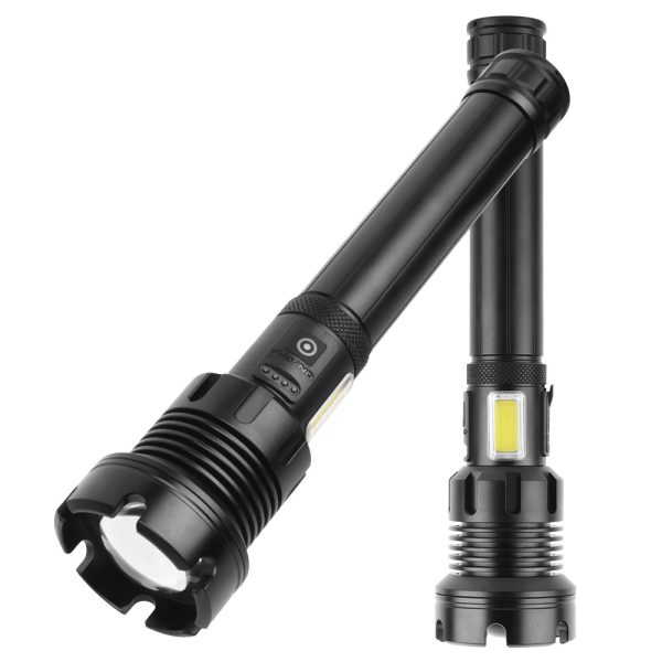 Cross-Border New P90 Strong Light Flashlight Usb Charging P70+Cob Lamp Work Light P160 Red And White Light - 图片 2